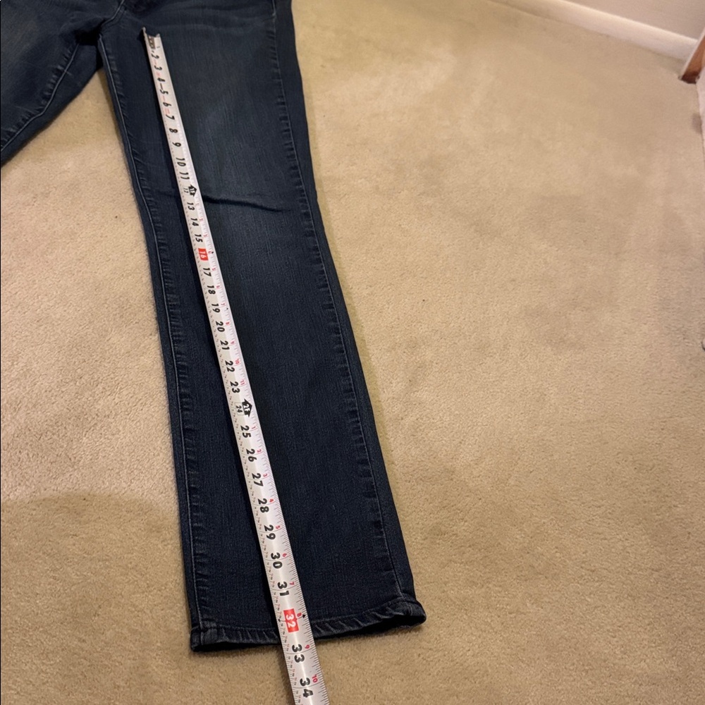 PAIGE Dark Blue Skinny Jeans - Picture 7 of 9